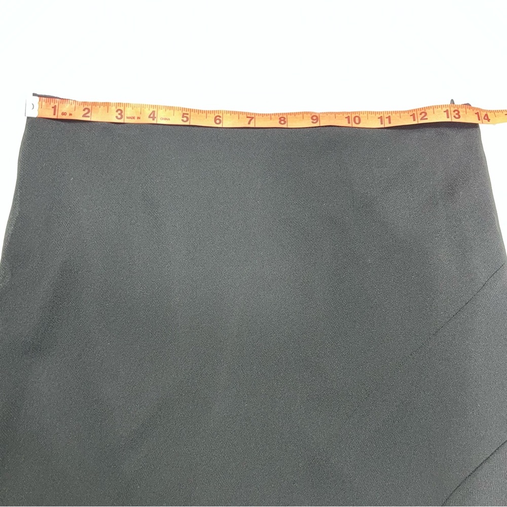 Scarlett Black Asymmetrical Midi Skirt Womens Size 6 - Picture 8 of 9